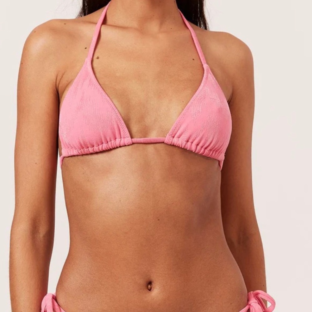 Solid&Striped Pink Bikini Top
